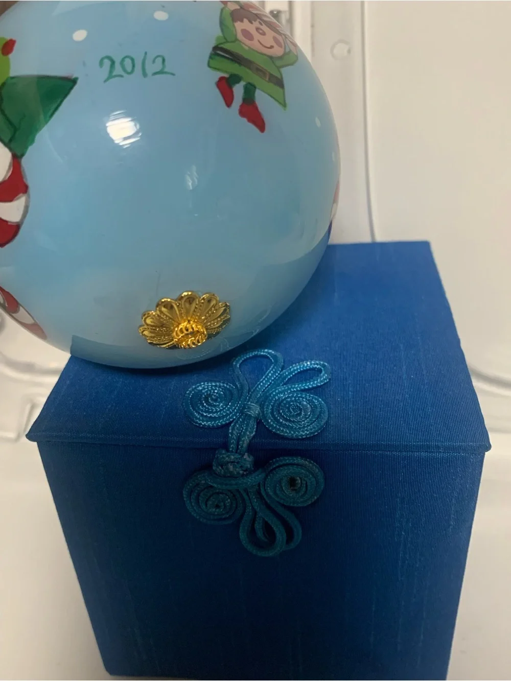 Li Bien hand painted ornament 2012